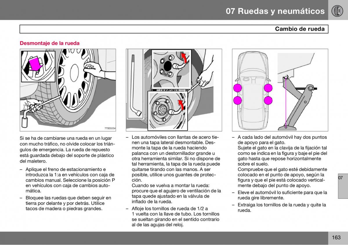 Volvo S60 I 1 manual del propietario / page 164