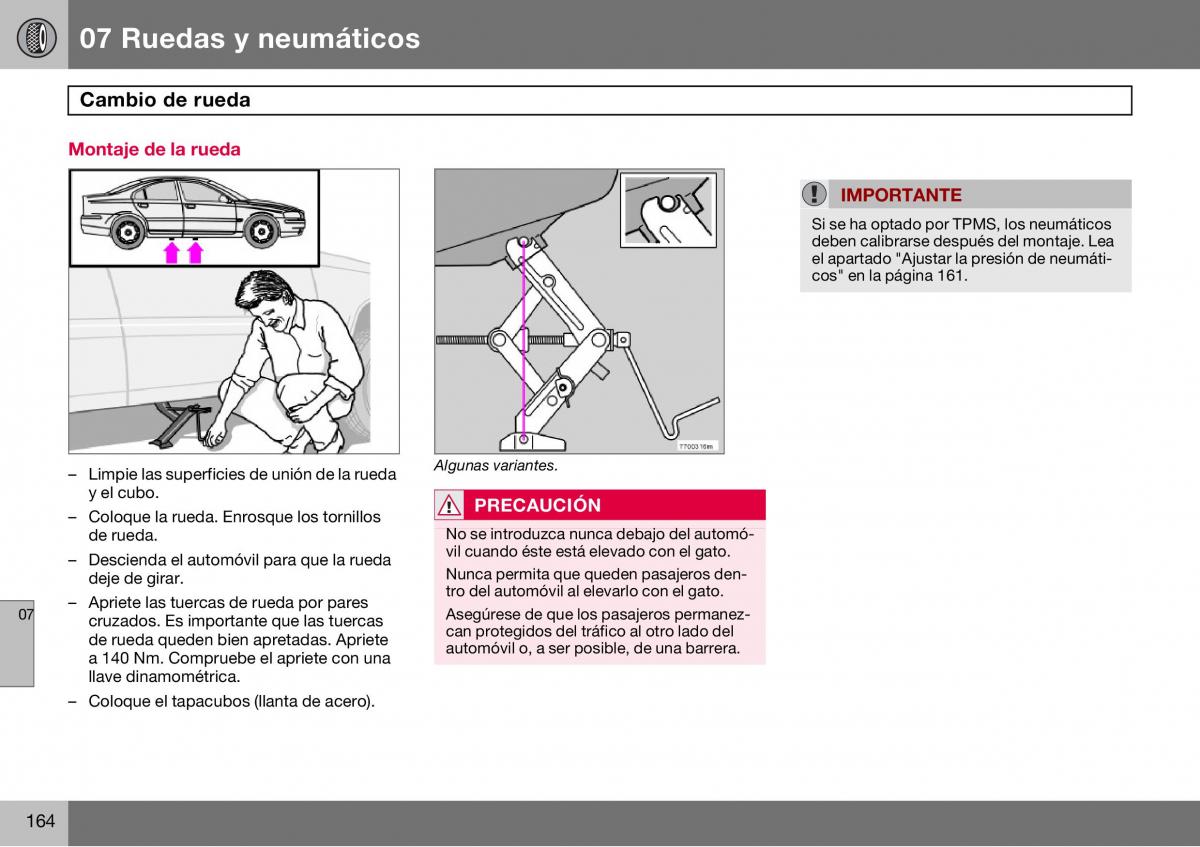 Volvo S60 I 1 manual del propietario / page 165