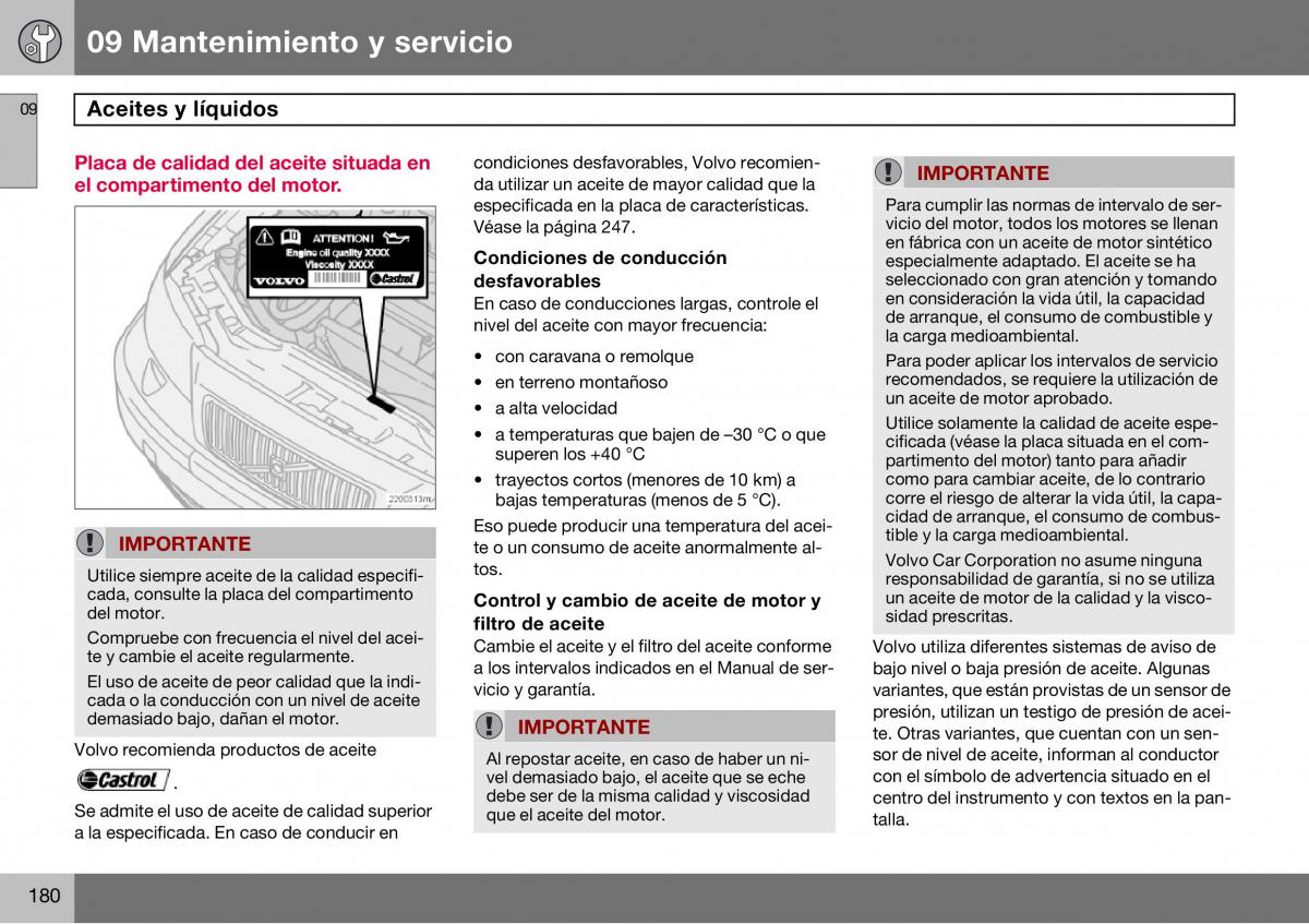 Volvo S60 I 1 manual del propietario / page 181