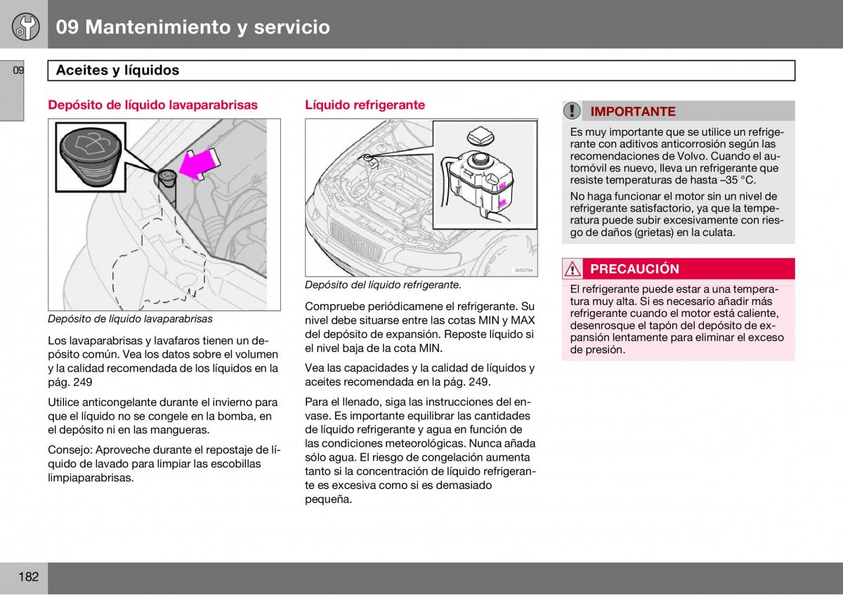 Volvo S60 I 1 manual del propietario / page 183