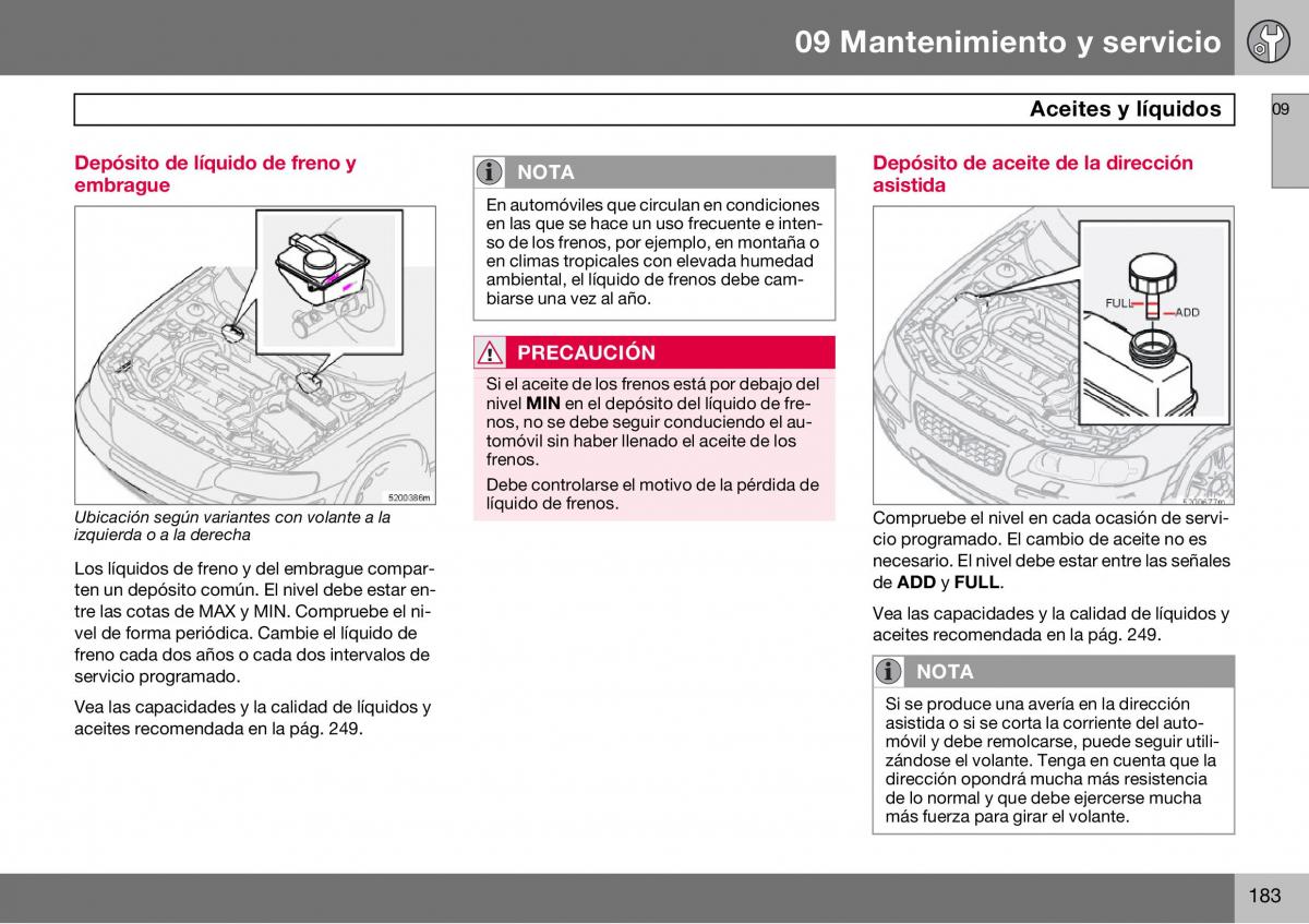 Volvo S60 I 1 manual del propietario / page 184