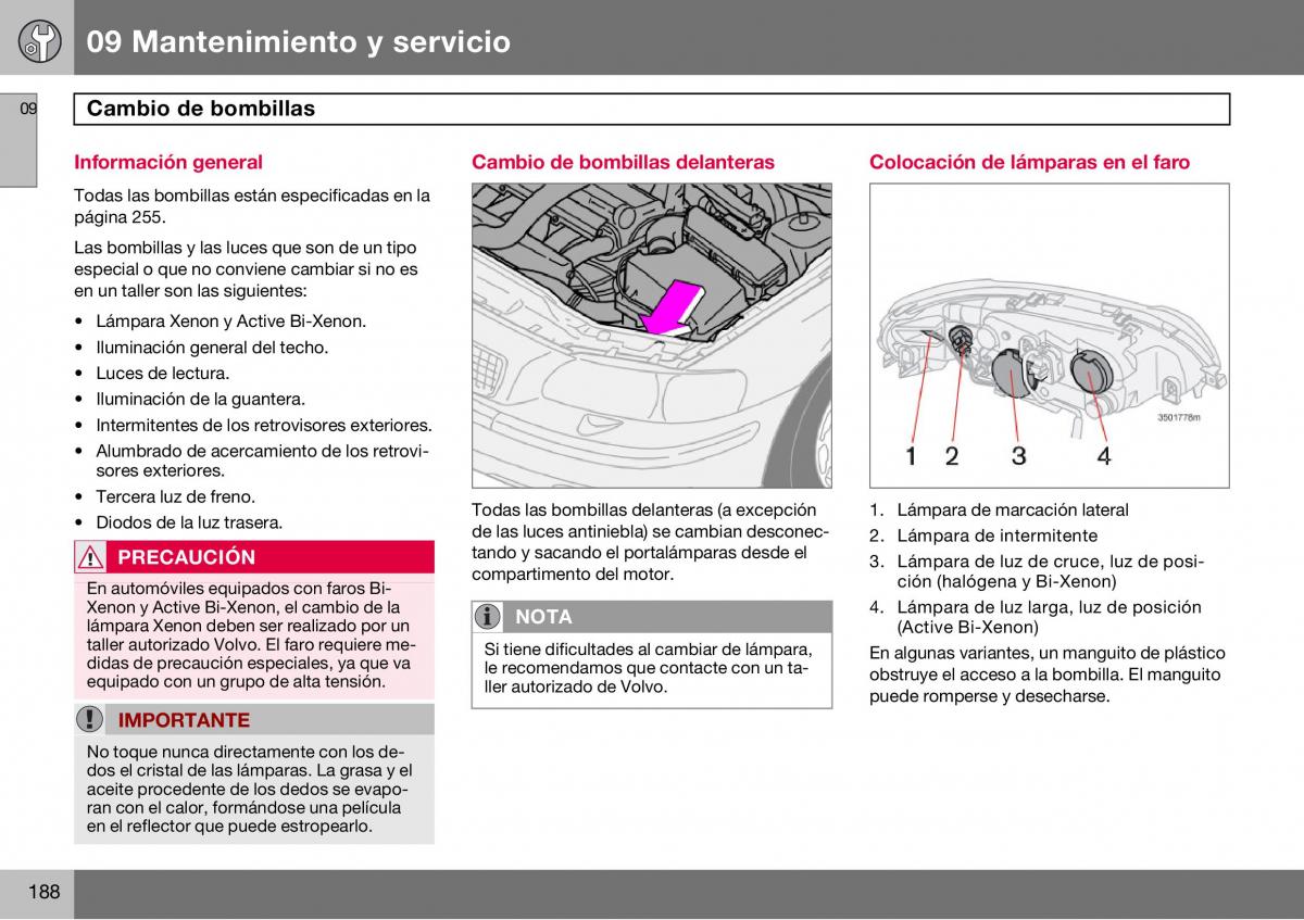 Volvo S60 I 1 manual del propietario / page 189