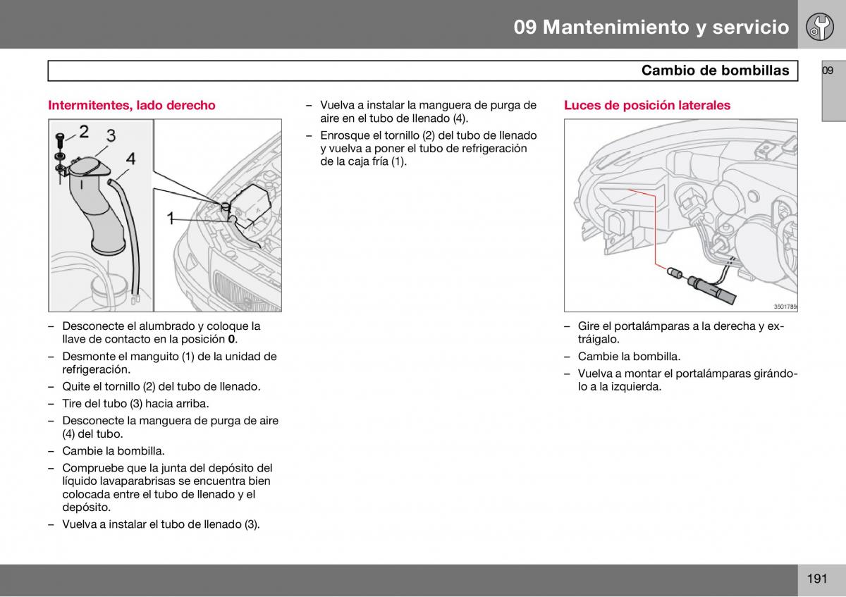 Volvo S60 I 1 manual del propietario / page 192