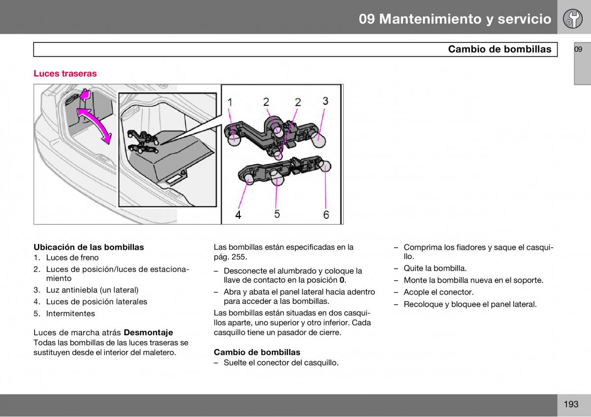 Volvo S60 I 1 manual del propietario / page 194