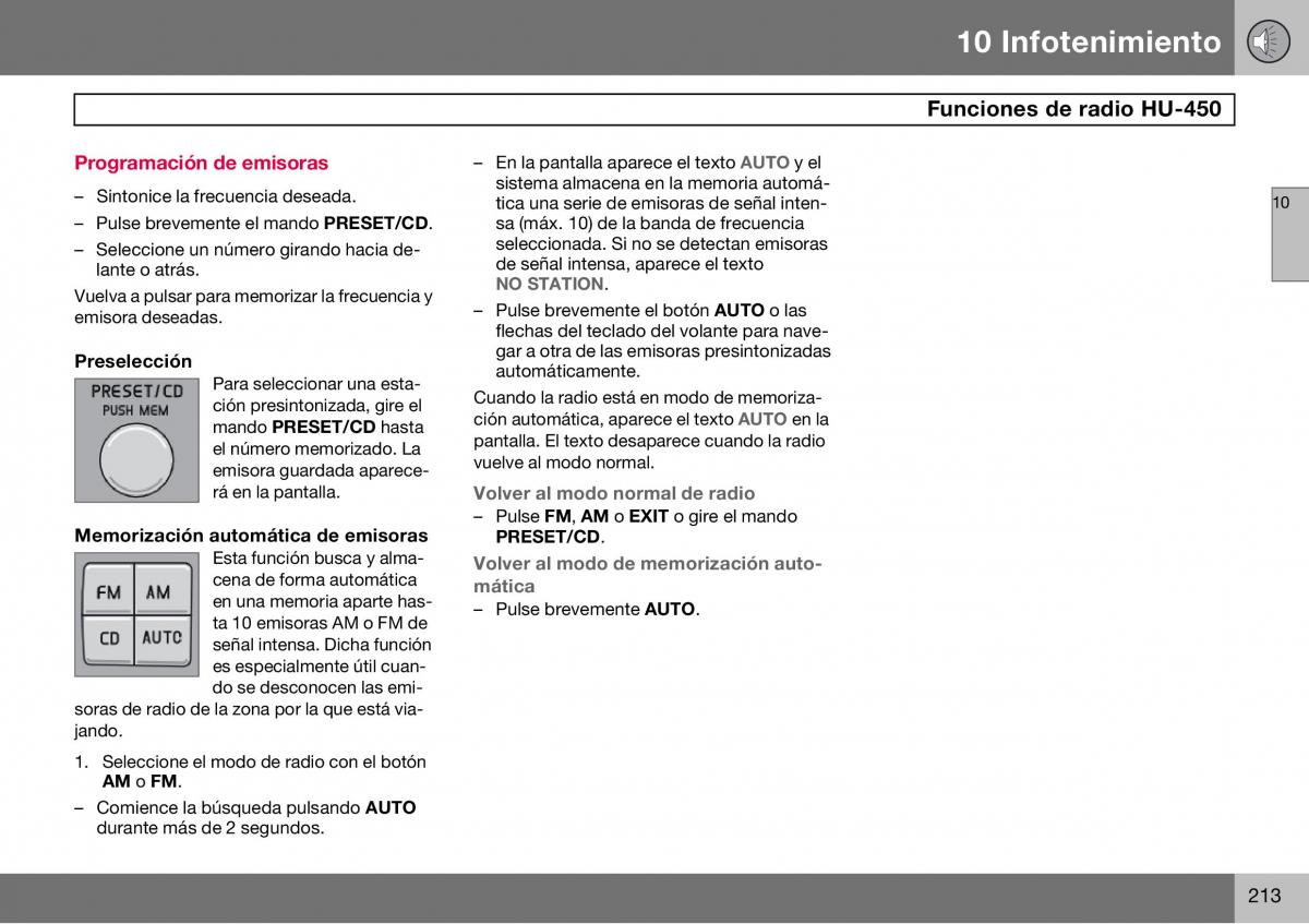 Volvo S60 I 1 manual del propietario / page 214