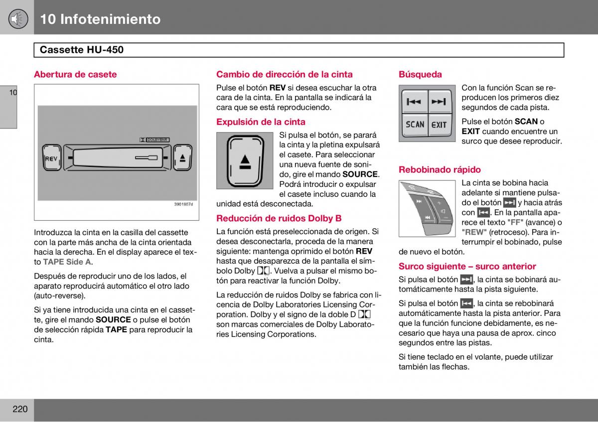 Volvo S60 I 1 manual del propietario / page 221