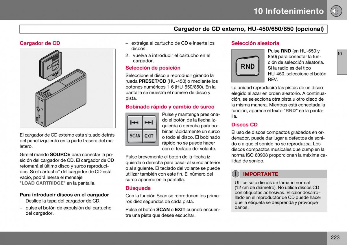 Volvo S60 I 1 manual del propietario / page 224