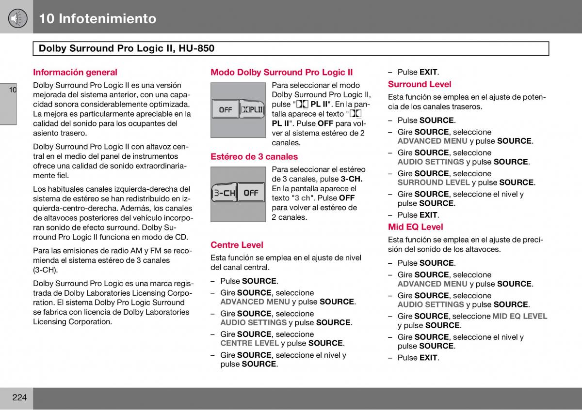 Volvo S60 I 1 manual del propietario / page 225