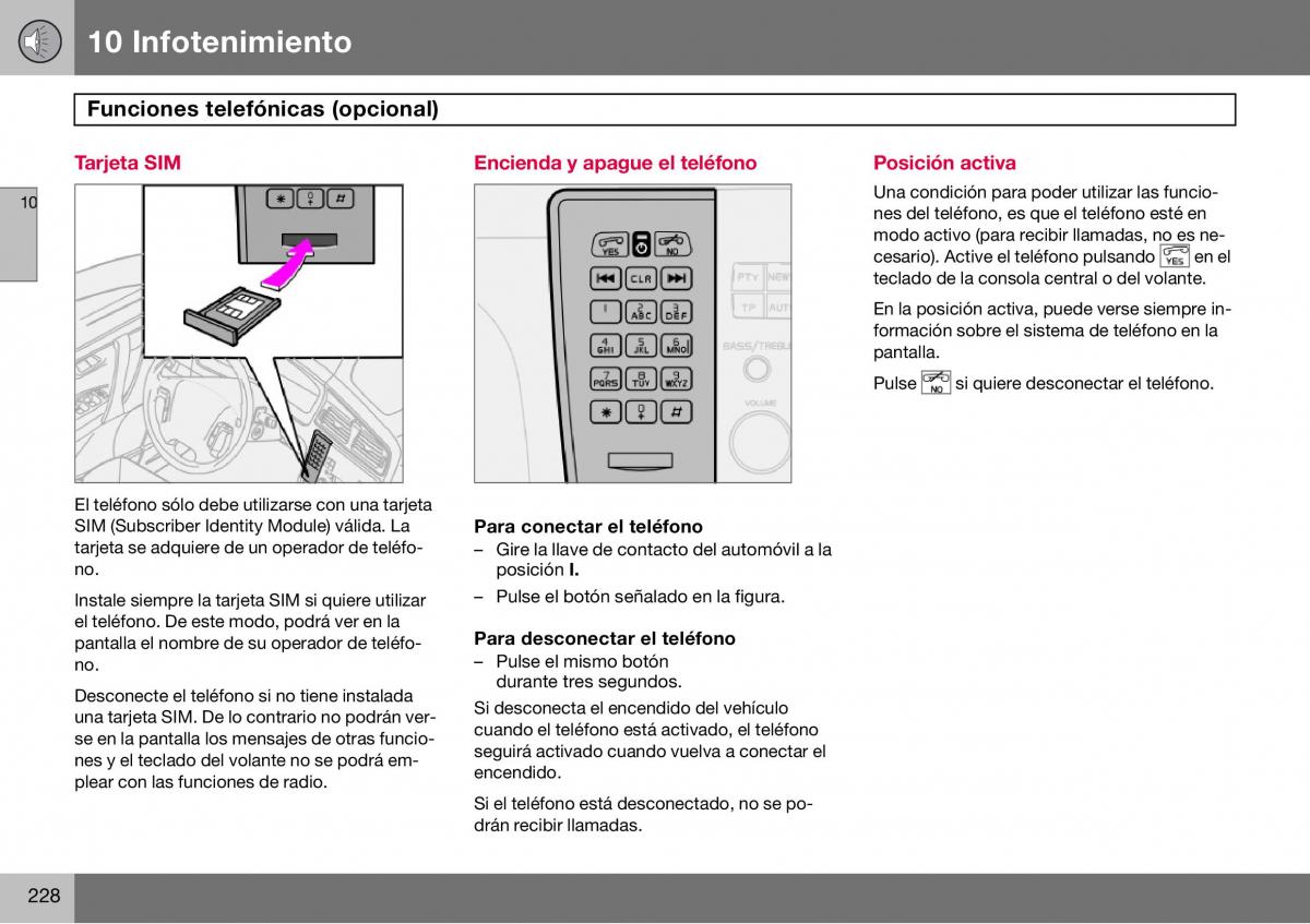 Volvo S60 I 1 manual del propietario / page 229