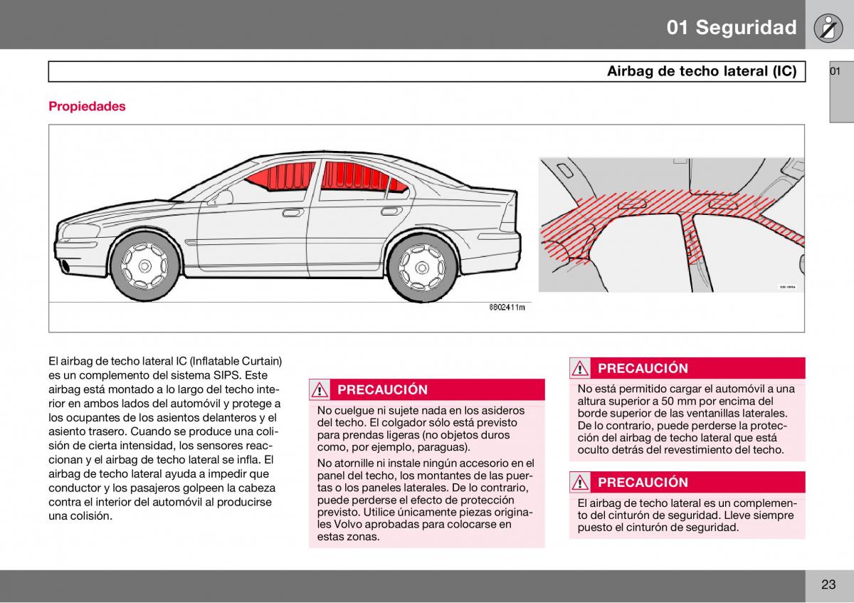 Volvo S60 I 1 manual del propietario / page 24