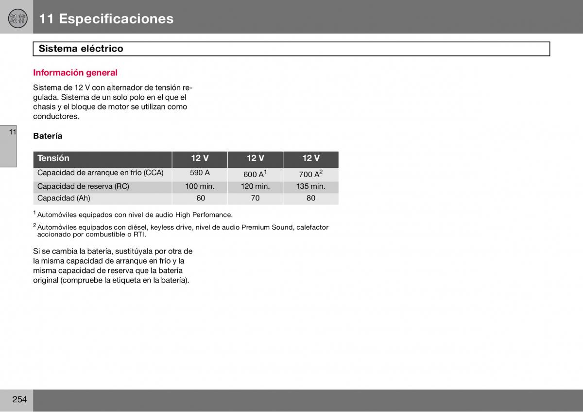 Volvo S60 I 1 manual del propietario / page 255