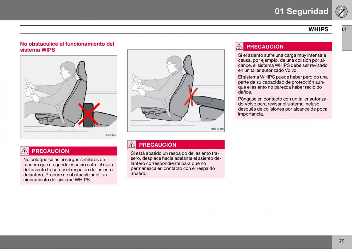 Volvo S60 I 1 manual del propietario / page 26