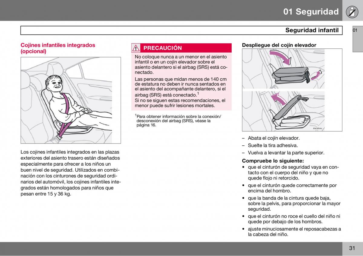 Volvo S60 I 1 manual del propietario / page 32