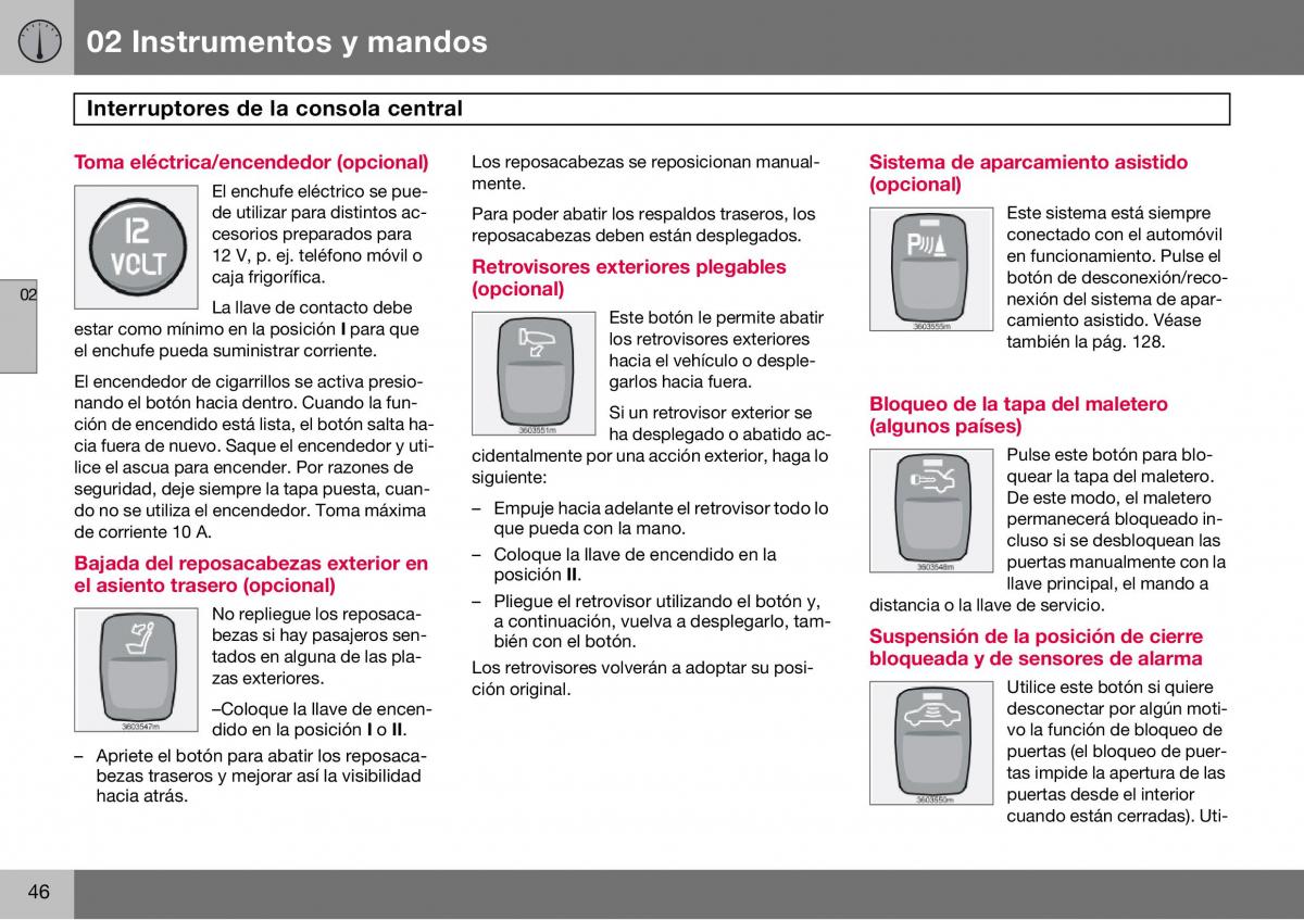 Volvo S60 I 1 manual del propietario / page 47