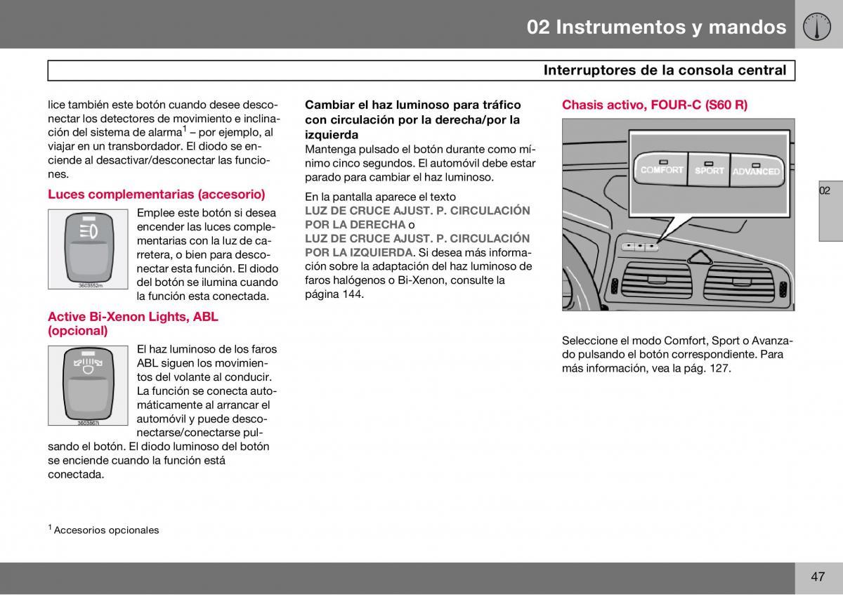 Volvo S60 I 1 manual del propietario / page 48