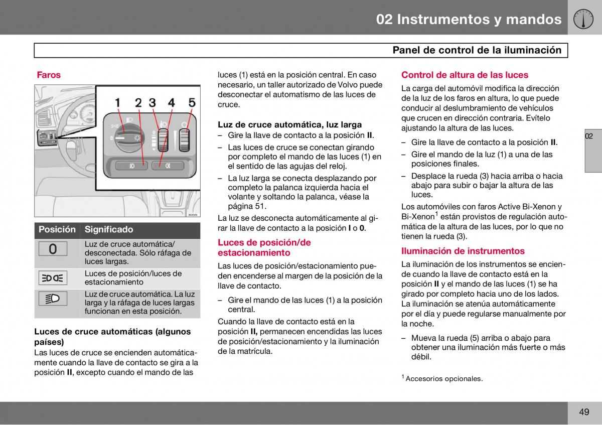 Volvo S60 I 1 manual del propietario / page 50