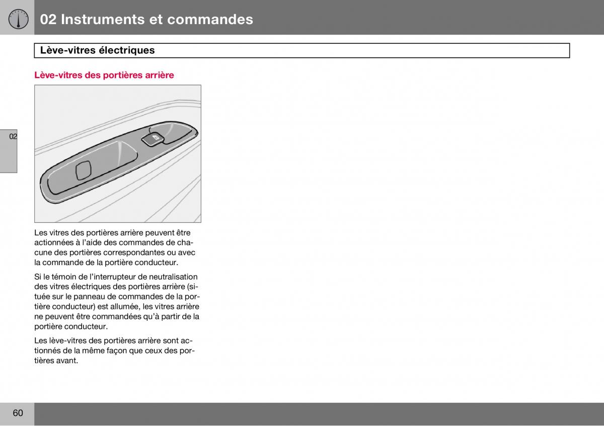 Volvo S60 I 1 manuel du proprietaire / page 61