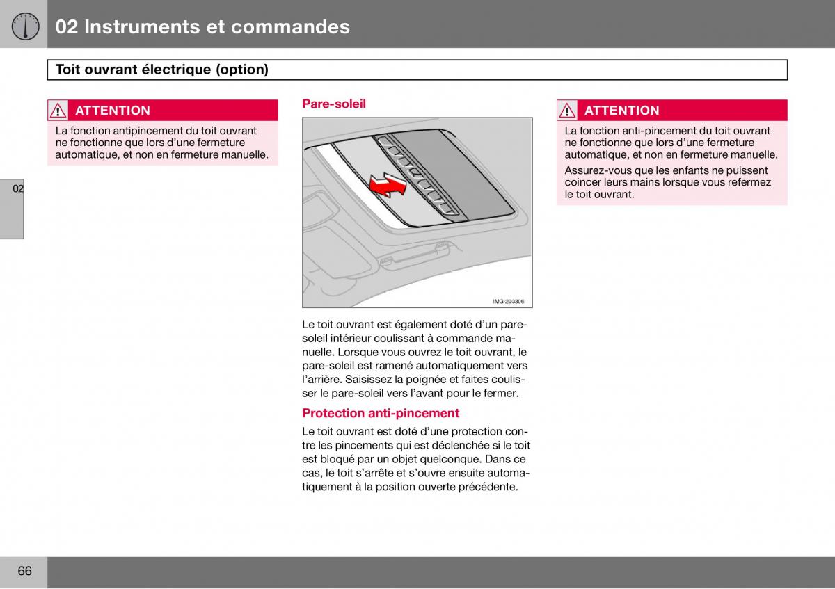 Volvo S60 I 1 manuel du proprietaire / page 67