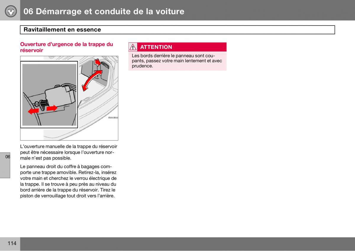 Volvo S60 I 1 manuel du proprietaire / page 115