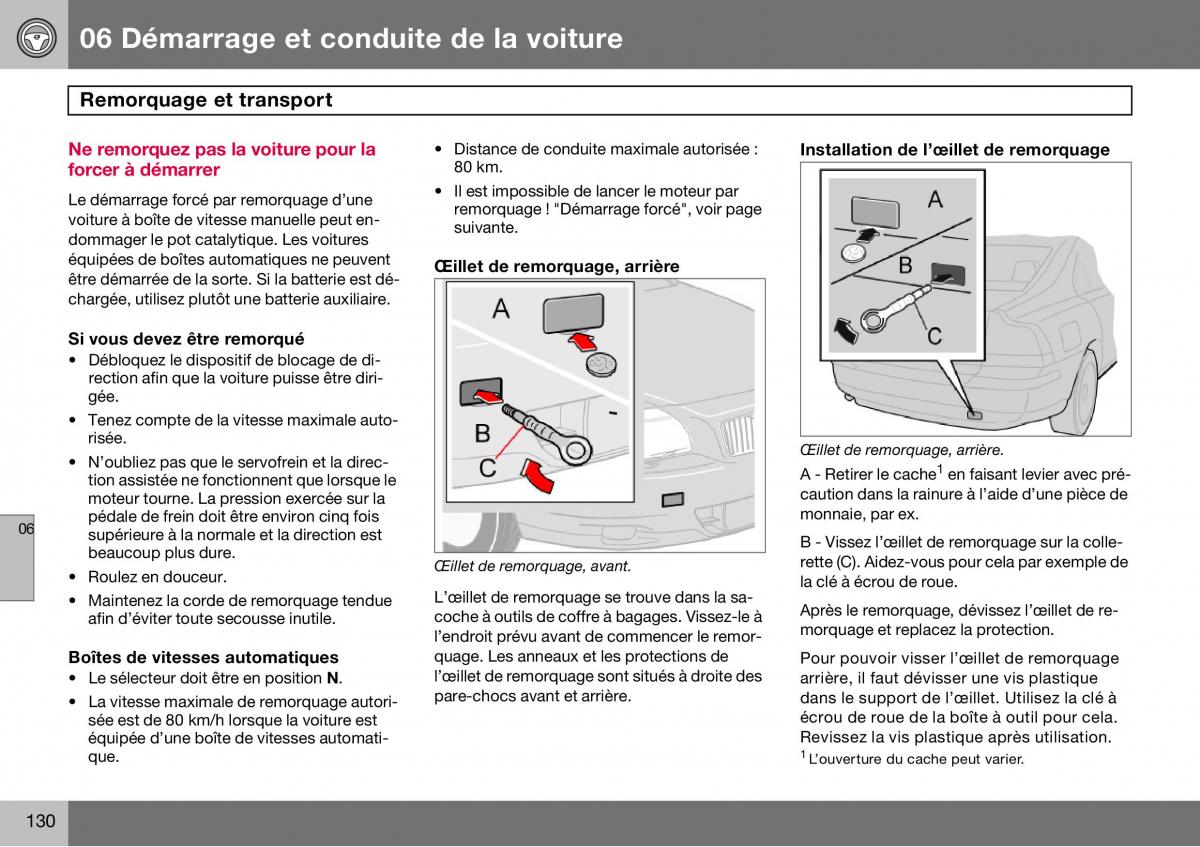 Volvo S60 I 1 manuel du proprietaire / page 131