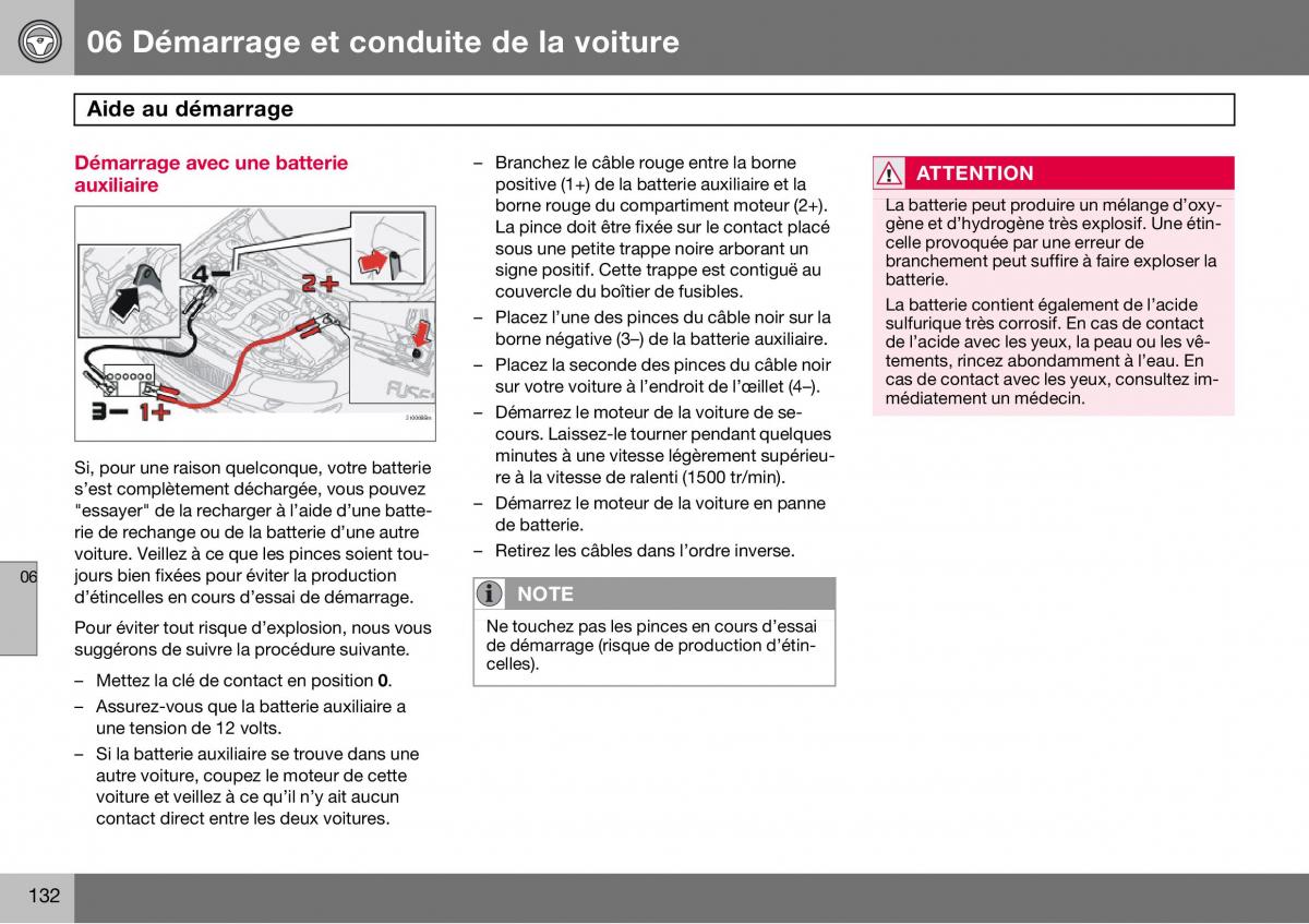 Volvo S60 I 1 manuel du proprietaire / page 133