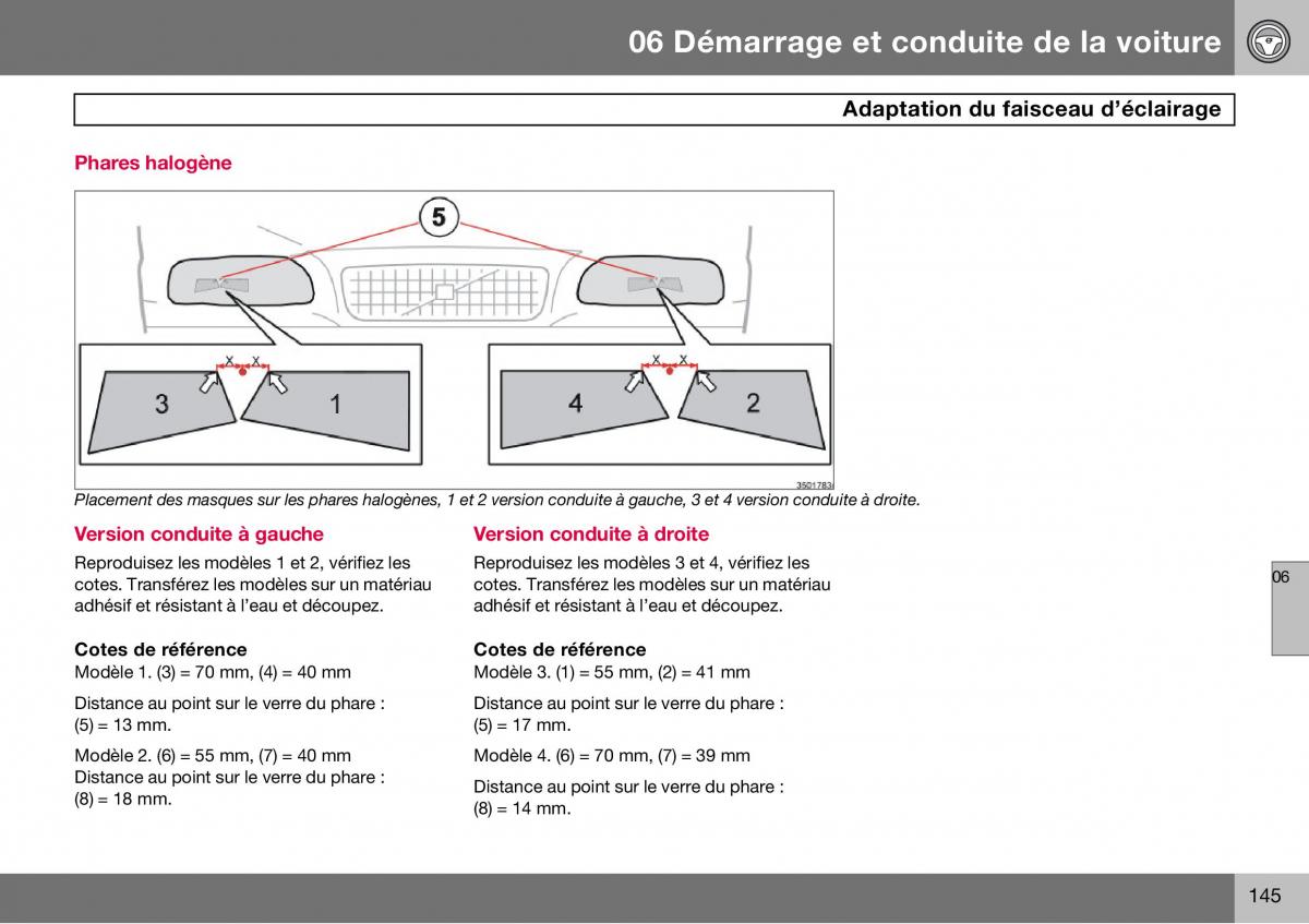 Volvo S60 I 1 manuel du proprietaire / page 146