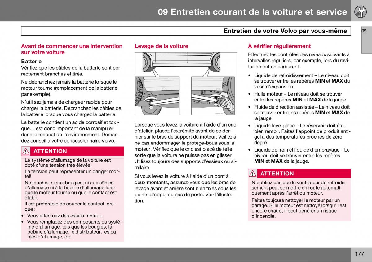 Volvo S60 I 1 manuel du proprietaire / page 178