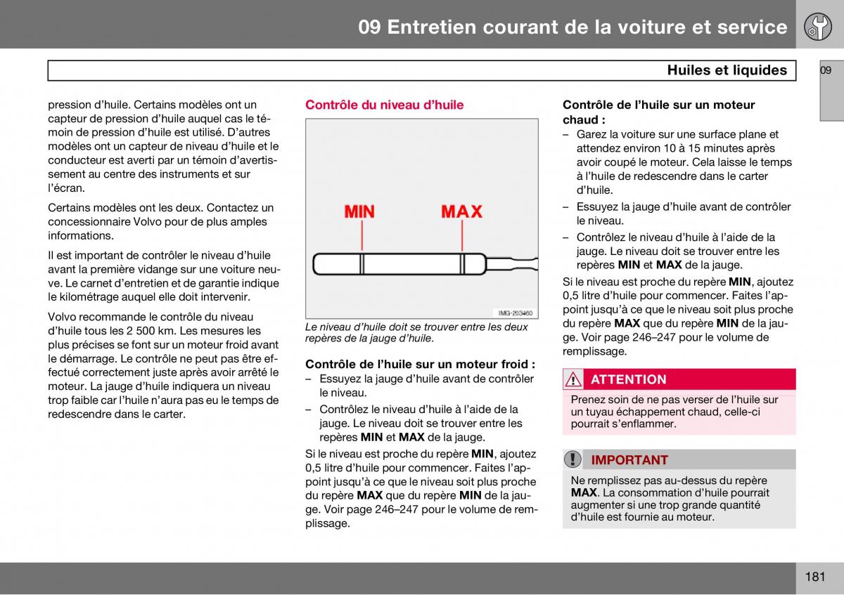 Volvo S60 I 1 manuel du proprietaire / page 182