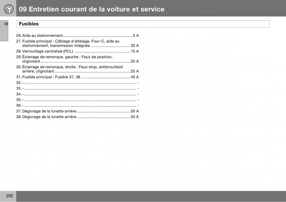 Volvo S60 I 1 manuel du proprietaire / page 203