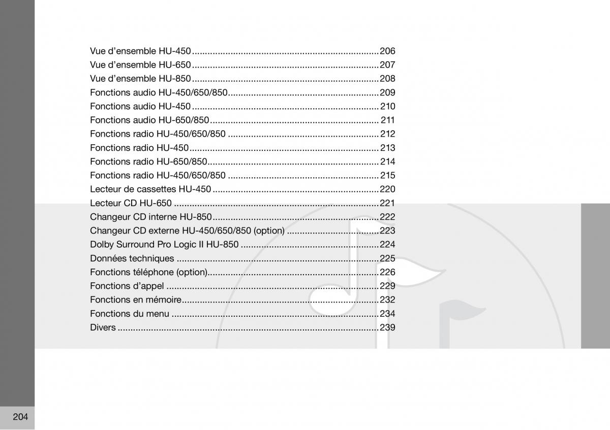 Volvo S60 I 1 manuel du proprietaire / page 205