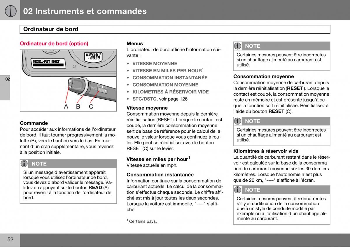 Volvo S60 I 1 manuel du proprietaire / page 53