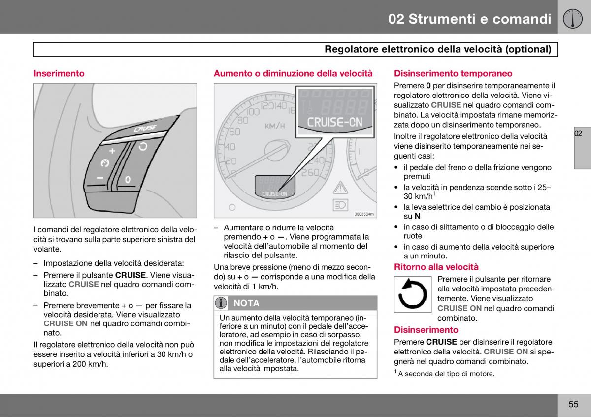 Volvo S60 I 1 manuale del proprietario / page 56