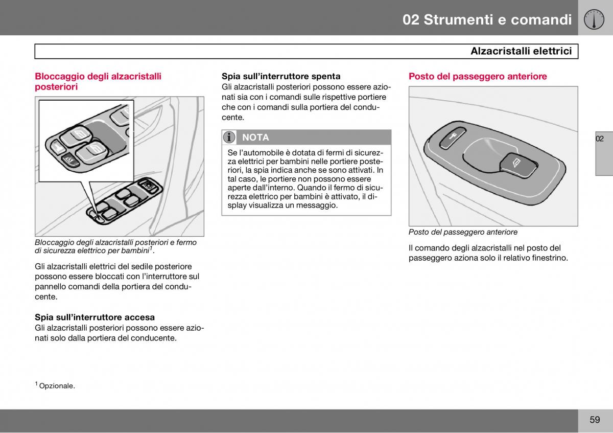 Volvo S60 I 1 manuale del proprietario / page 60