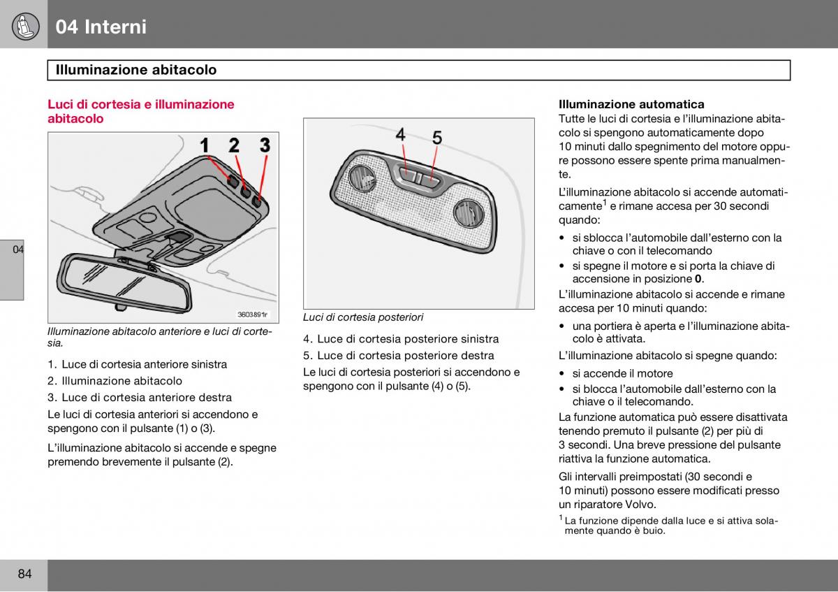 Volvo S60 I 1 manuale del proprietario / page 85