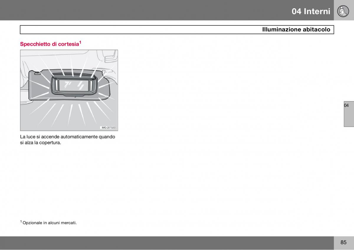 Volvo S60 I 1 manuale del proprietario / page 86