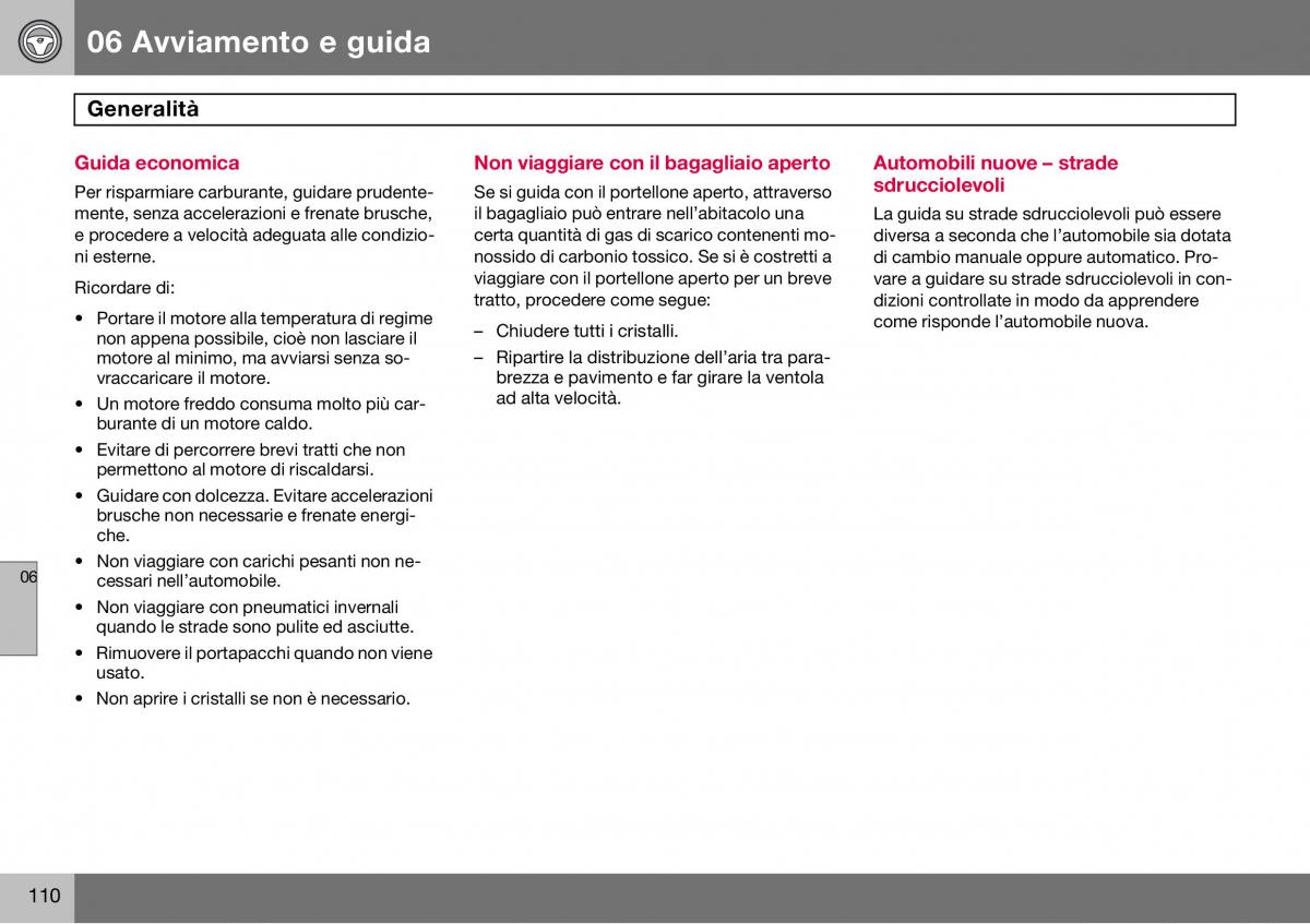 Volvo S60 I 1 manuale del proprietario / page 111