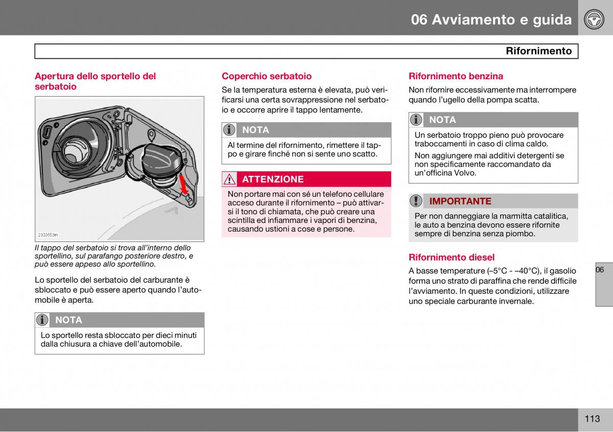 Volvo S60 I 1 manuale del proprietario / page 114