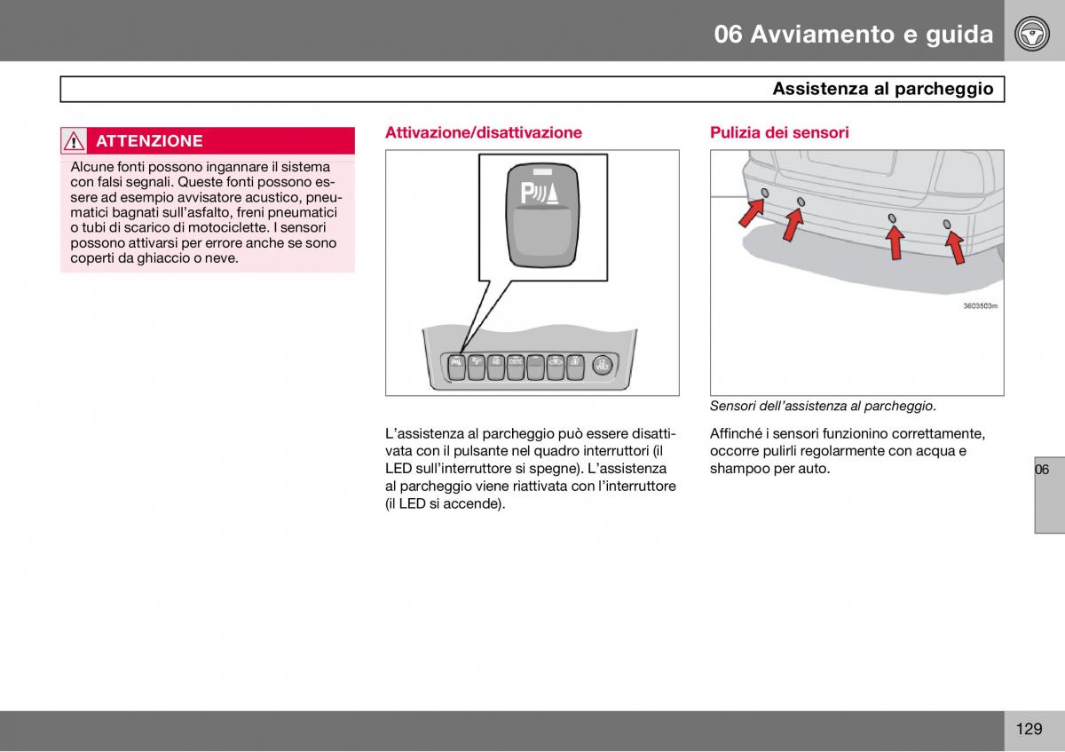 Volvo S60 I 1 manuale del proprietario / page 130