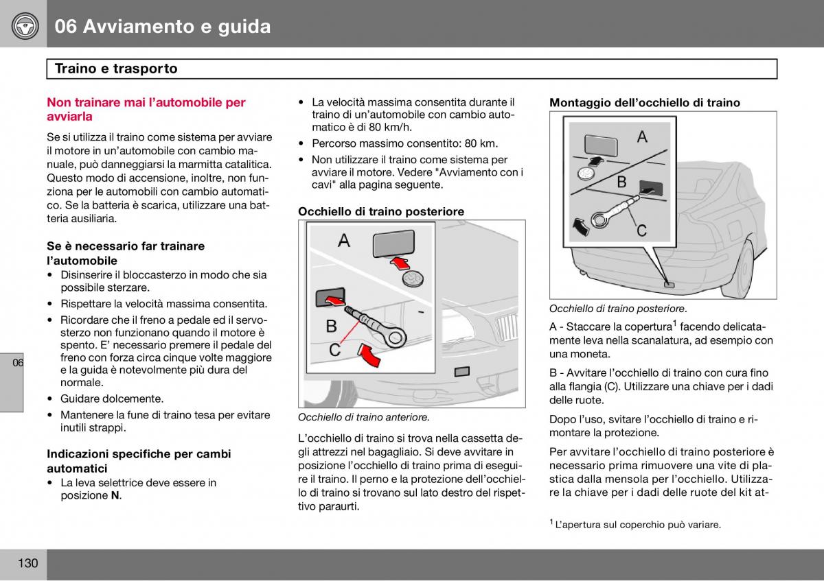 Volvo S60 I 1 manuale del proprietario / page 131