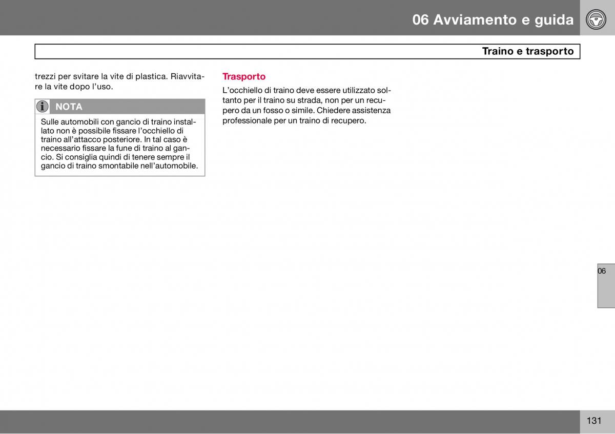 Volvo S60 I 1 manuale del proprietario / page 132