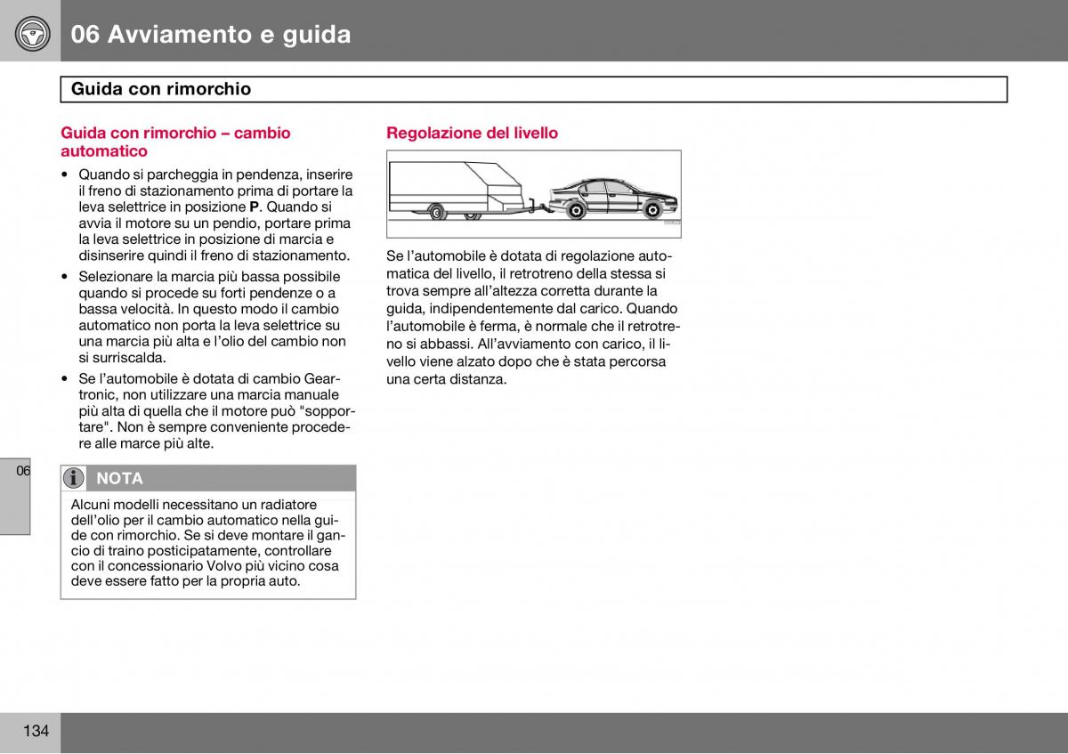 Volvo S60 I 1 manuale del proprietario / page 135