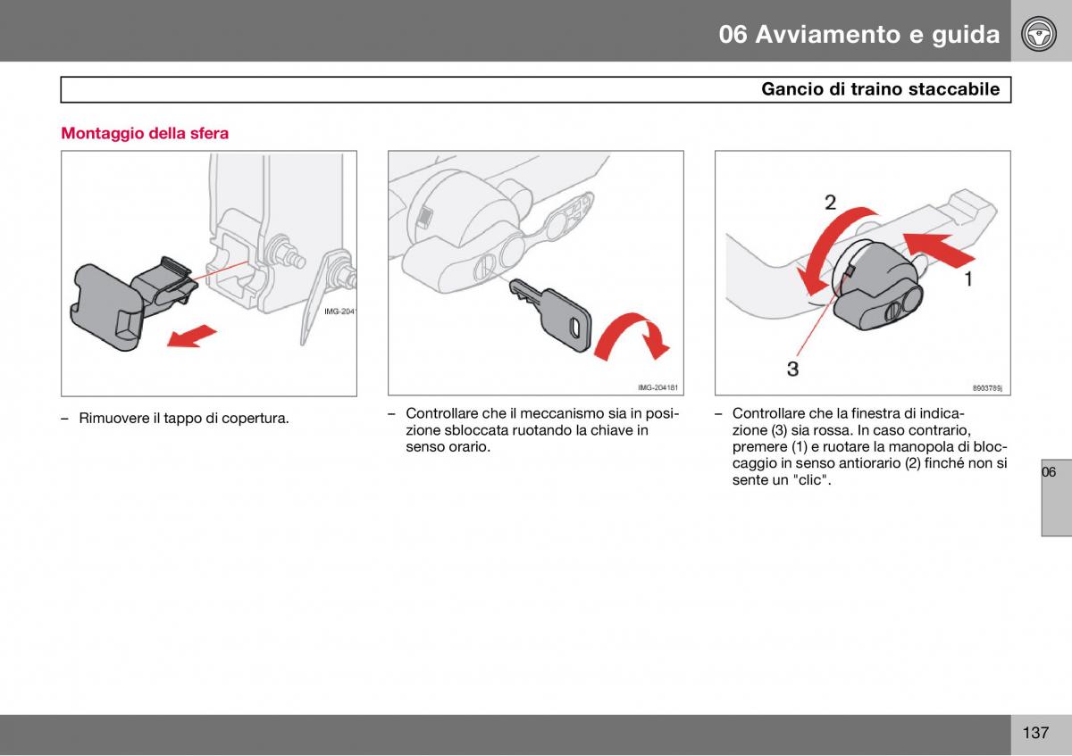 Volvo S60 I 1 manuale del proprietario / page 138