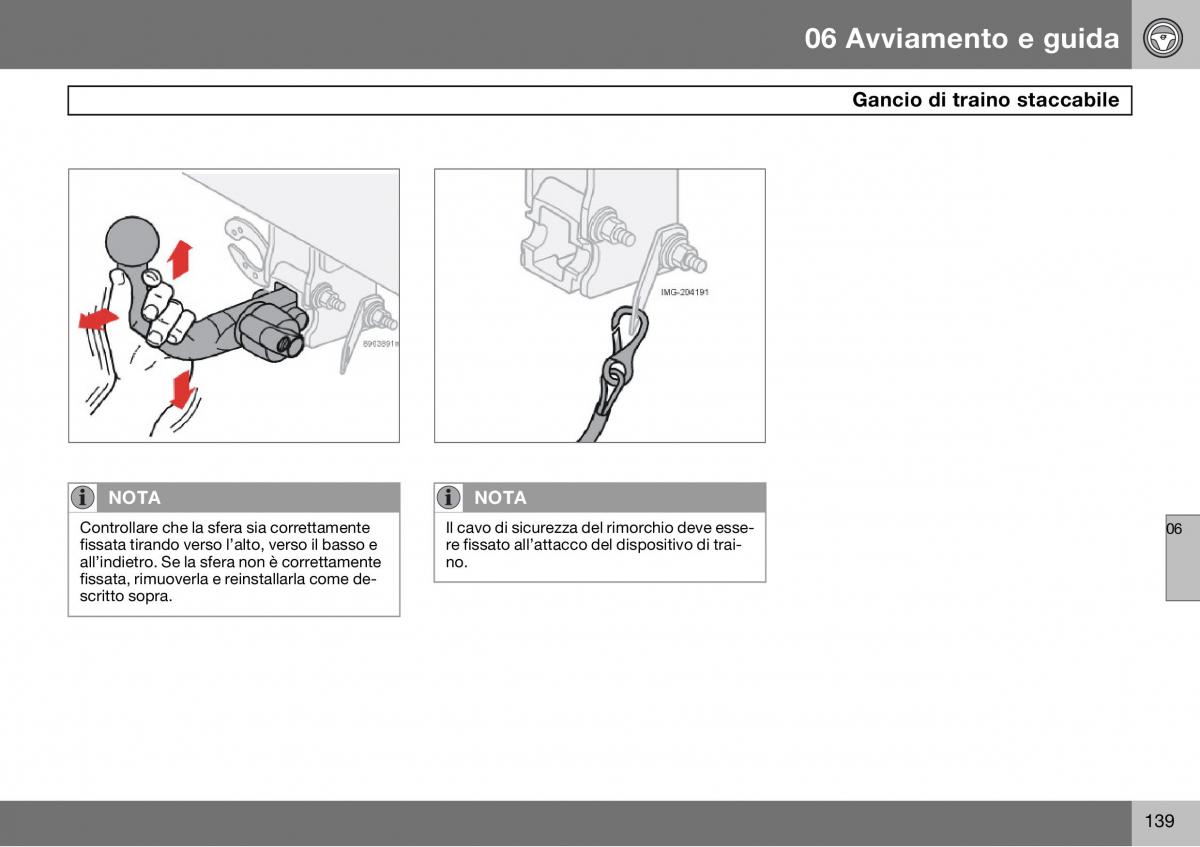 Volvo S60 I 1 manuale del proprietario / page 140