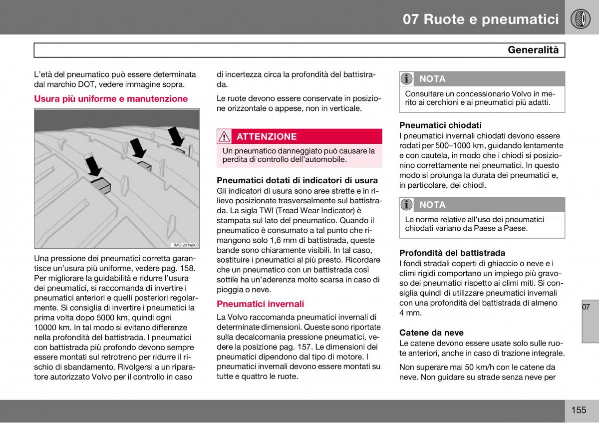 Volvo S60 I 1 manuale del proprietario / page 156