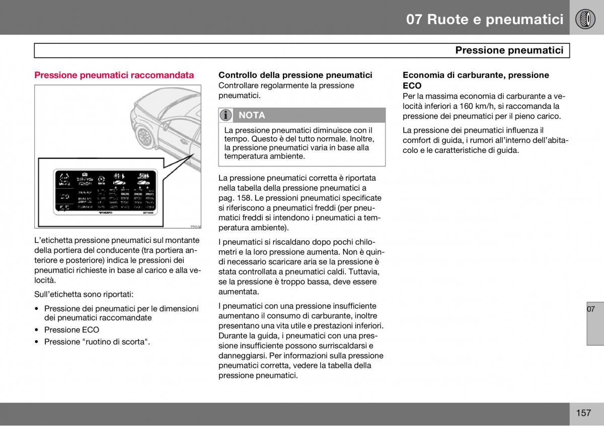 Volvo S60 I 1 manuale del proprietario / page 158