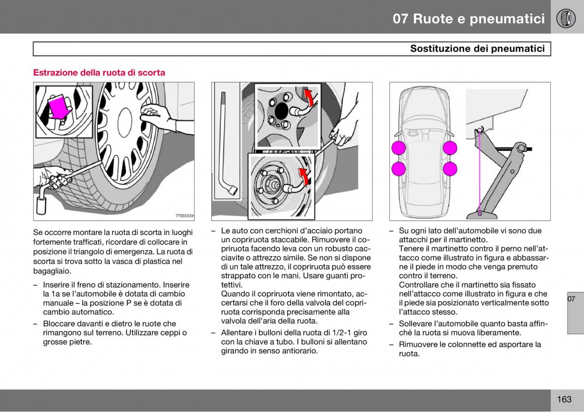 Volvo S60 I 1 manuale del proprietario / page 164