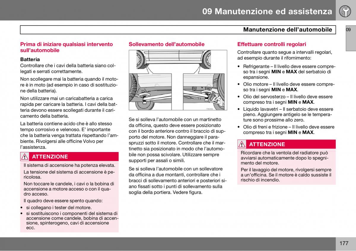 Volvo S60 I 1 manuale del proprietario / page 178