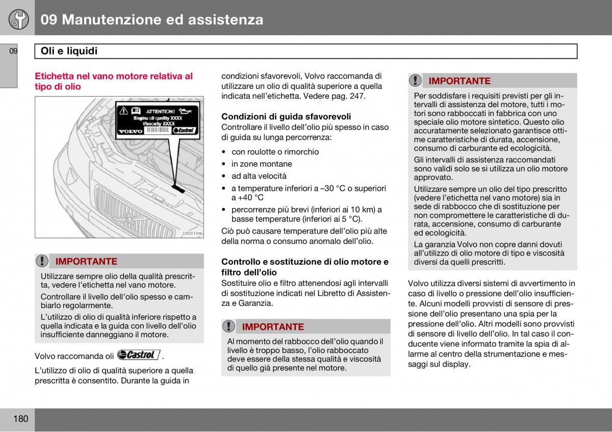 Volvo S60 I 1 manuale del proprietario / page 181