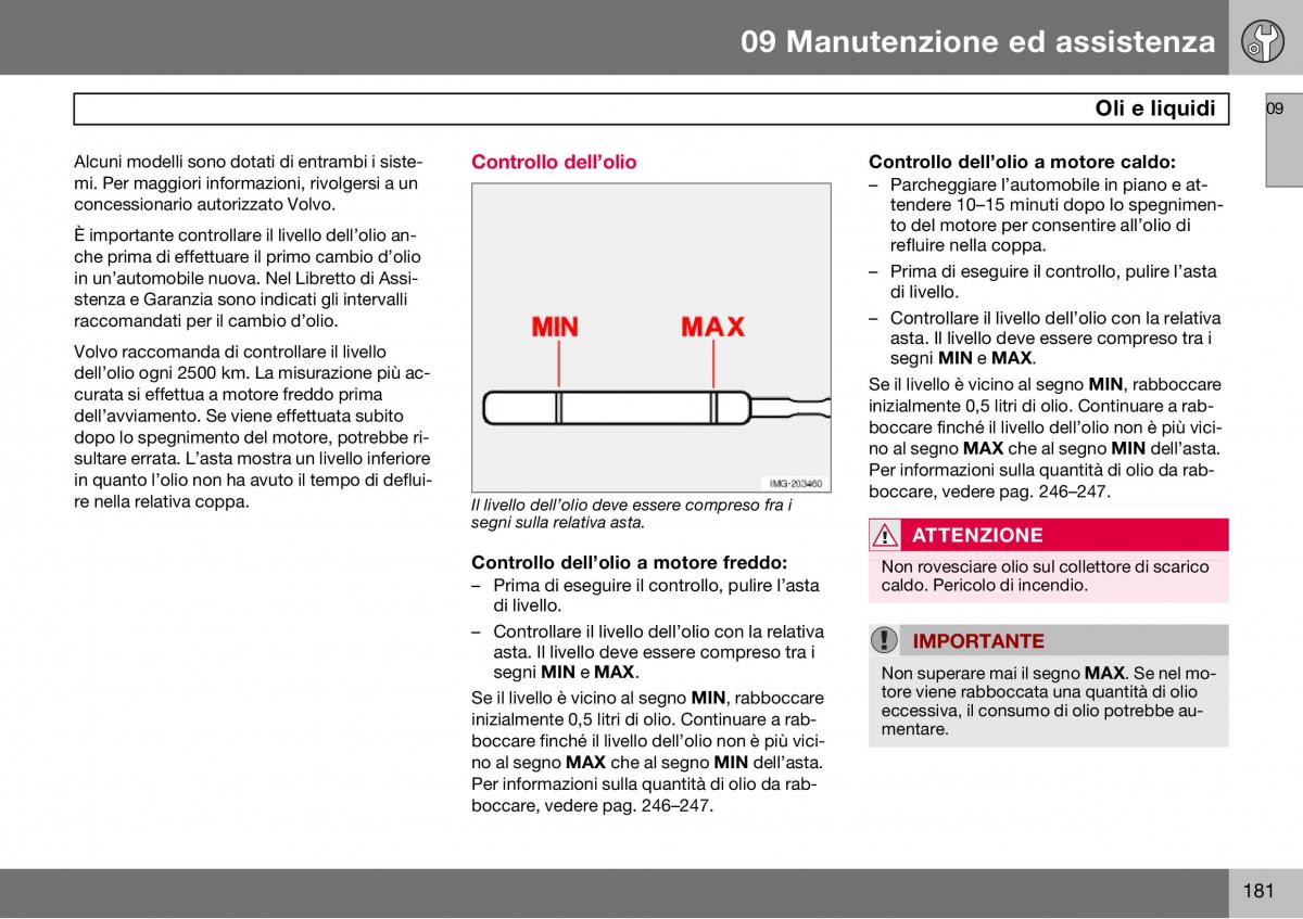 Volvo S60 I 1 manuale del proprietario / page 182