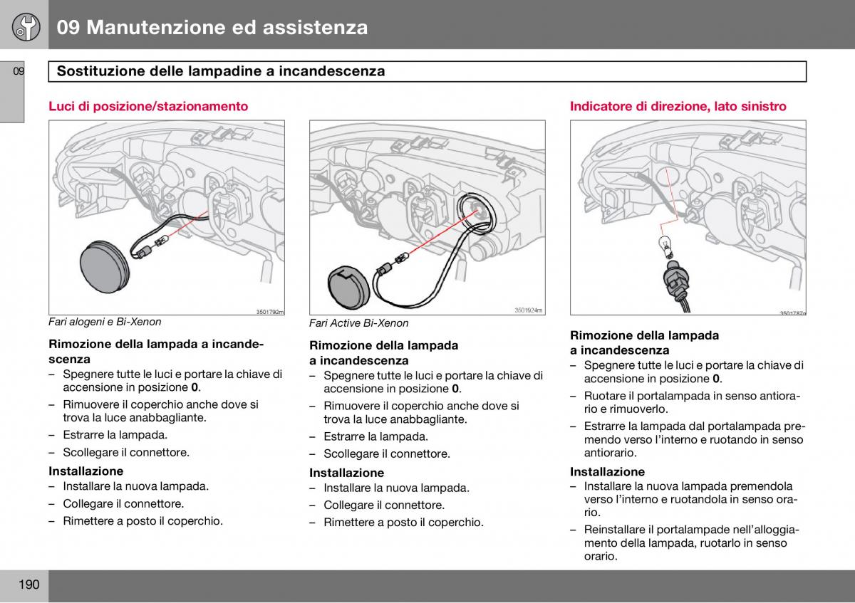 Volvo S60 I 1 manuale del proprietario / page 191